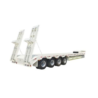 60 toneladas 2 &quot;/ 3.5&quot; JOST King Pin 3 Eje Lowboy Cargador Semi remolque de cama baja para trabajo pesado