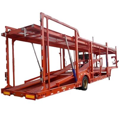 Semi-remolque hecho de acero Vehículo de doble cubierta Vehículo de transporte Vehículo transportador para larga distancia