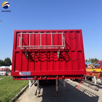 Remolque de transporte de ganado 40FT 3 Ejes Redes de almacén Semi-remolque para el mercado de África