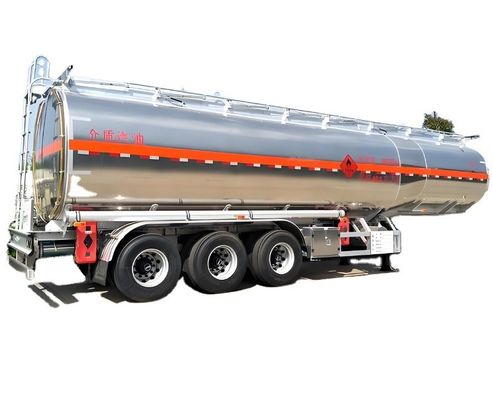 13000*2550*3780mm Carburante de acero al carbono de aislamiento Cisterna de combustible Semirremolque con neumáticos 12R22.5