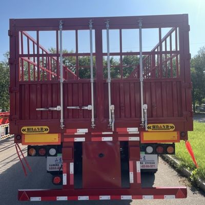 Remolque de transporte de ganado 40FT 3 Ejes Redes de almacén Semi-remolque para el mercado de África