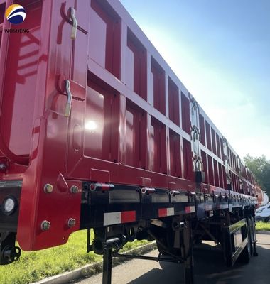 Remolque de transporte de ganado 40FT 3 Ejes Redes de almacén Semi-remolque para el mercado de África