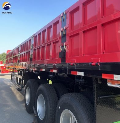 Remolque de transporte de ganado 40FT 3 Ejes Redes de almacén Semi-remolque para el mercado de África