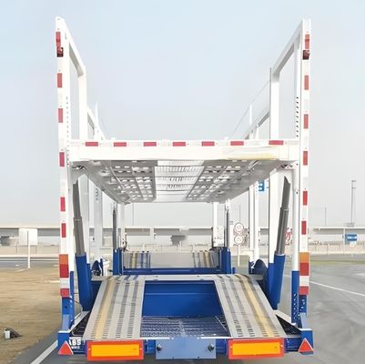 Remolques de transporte de carga y descarga automática de doble cubierta adecuados para los requisitos del cliente