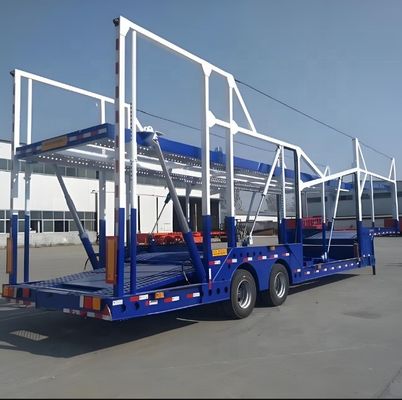 Remolques de transporte de carga y descarga automática de doble cubierta adecuados para los requisitos del cliente