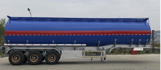 Cisterna de varios tipos 30000-50000 litros Cisterna de aleación de aluminio Semi remolque para versátil