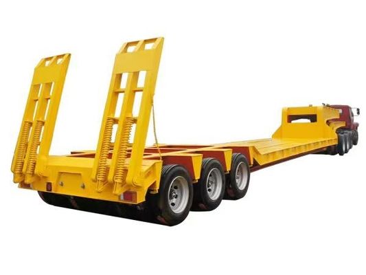 Trailers de 40 toneladas de acero con lecho bajo para carga pesada