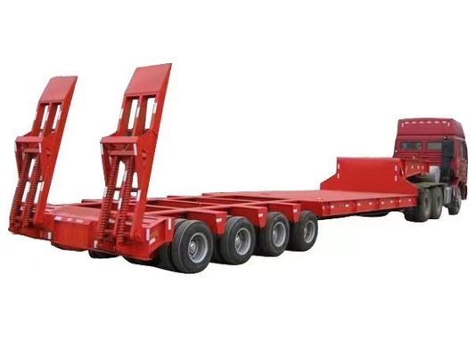 Trailers de 40 toneladas de acero con lecho bajo para carga pesada
