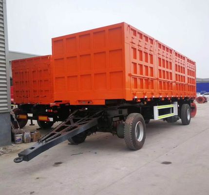 40-100 toneladas de remolque de remolque Dolly Full Truck Trailer con estaca de pared lateral para cargas pesadas