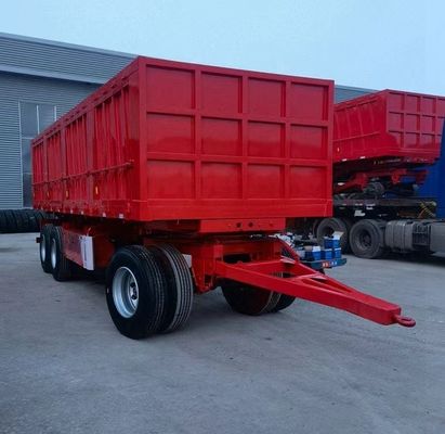 40-100 toneladas de remolque de remolque Dolly Full Truck Trailer con estaca de pared lateral para cargas pesadas