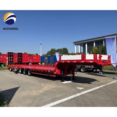 FUWA/JOST/WOSHENG Tren de aterrizaje de 50 toneladas 60 toneladas Semiremolque hidráulico de cuello de ganso