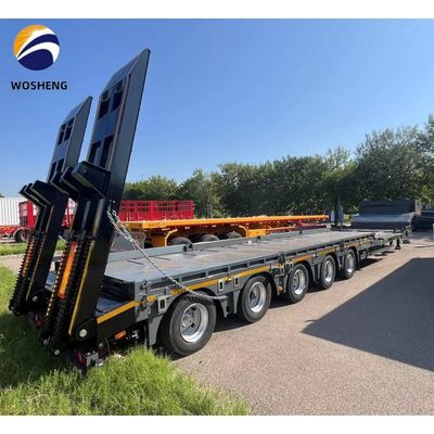 FUWA/JOST/WOSHENG Tren de aterrizaje de 50 toneladas 60 toneladas Semiremolque hidráulico de cuello de ganso