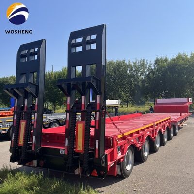 Camión de 30 a 120 toneladas Semirremolque para equipos pesados 13-18 m x 2,5-3 m x 3,3 m
