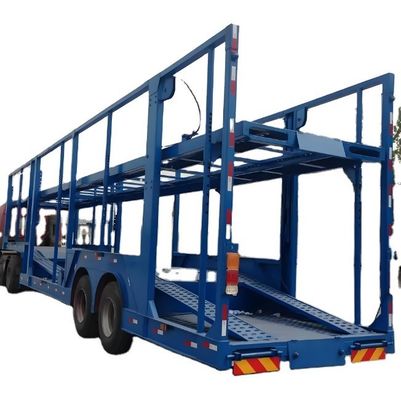 2024 3 ejes doble cubierta 6-10 Unidad de transporte de automóviles Semi remolque camión neumático de remolque 12R22.5