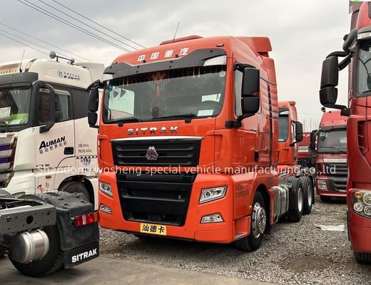 SINOTRUK Usado SITRAK G7 480hp AMT caja de cambios 6x4 tipo freno de disco 10 ruedas camión cabeza tractor remolque
