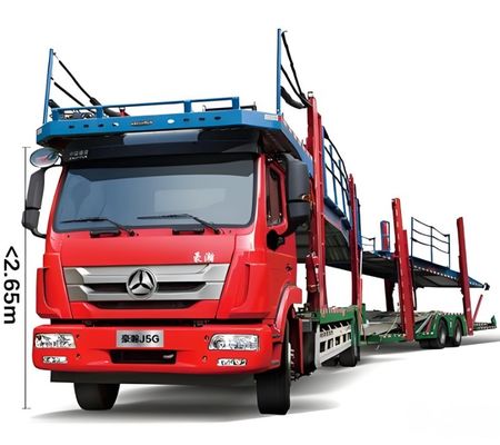 Clientes Opcional 3 Ejes Car Carrier Semirremolque para el transporte de vehículos de 6-10 coches