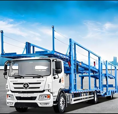 Acero 2/3 Eje Semiremolque de transporte de automóviles fuerte y duradero para vehículos de 6/8/10 asientos