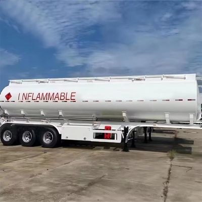 45 CBM Fuel Tank Trailer para el transporte de combustible y agua Camión de camión de WOSHENG