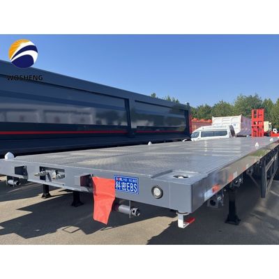 Trailer de camión de 120 toneladas para carga a granel y contenedores de 20 pies y 40 pies