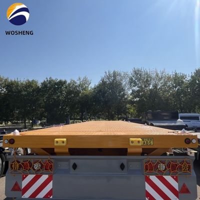 Trailer de camión de 120 toneladas para carga a granel y contenedores de 20 pies y 40 pies