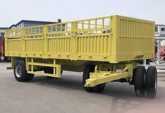 500mm Q345 Barras de carbono de acero de tira de cerca Full trailer con 3 ejes 40-100 toneladas de capacidad