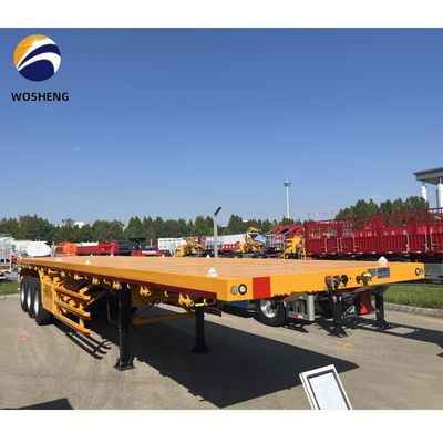 Trailer de camión de 120 toneladas para carga a granel y contenedores de 20 pies y 40 pies