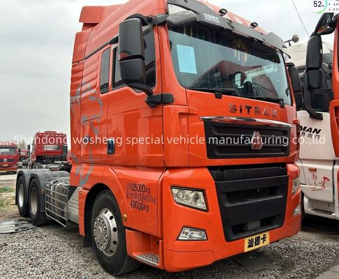 Camión de mano izquierda usado 6x4 cabeza de camión 350-450HP camión tractor con capacidad de 31-40 T