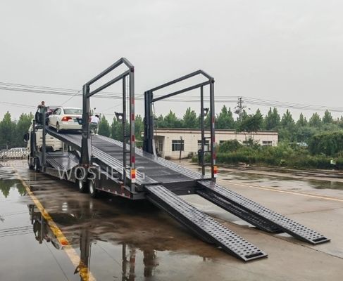 6-10 Unidades de doble piso de automóvil de transporte de camión de remolque Mejor opción para el transporte de automóviles