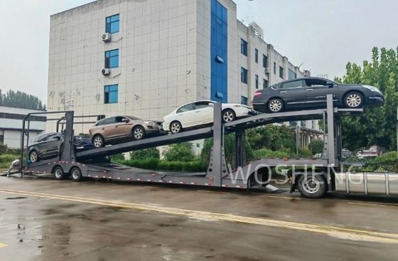 6-10 Unidades de doble piso de automóvil de transporte de camión de remolque Mejor opción para el transporte de automóviles