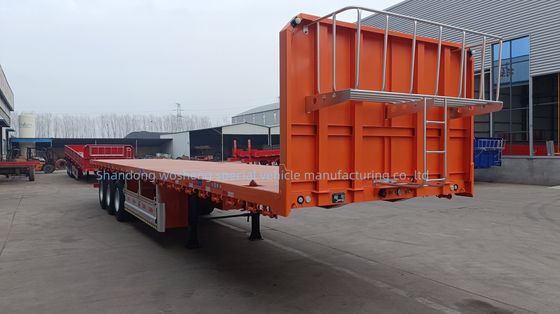 12 Semiremolque de cama plana de 30 a 100 toneladas y remolque de camión