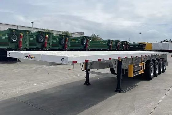 12 Semiremolque de cama plana de 30 a 100 toneladas y remolque de camión