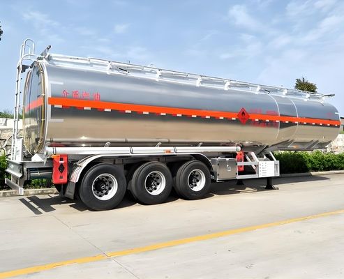 Remolque de camión 20-60CBM Tanque de alimentos líquidos Semirremolque con suspensión mecánica/aire