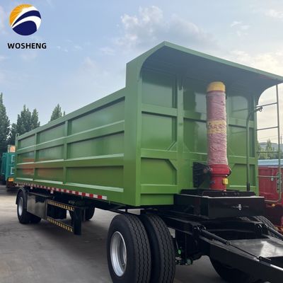 500 mm Q345 de acero al carbono barra de tira pared lateral remolque completo para 40-100 toneladas de capacidad de carga