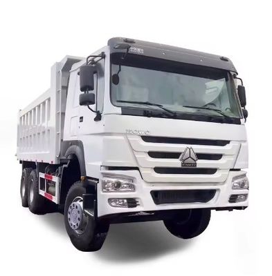 Dirección izquierda camión usado 336HP HOWO para el transporte en excelentes condiciones