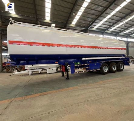 2000L 60000L 3 Ejes Cisterna de combustible de gasolina / queroseno / tanque de diesel Semi remolque