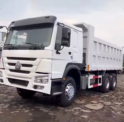 Dirección izquierda camión usado 336HP HOWO para el transporte en excelentes condiciones