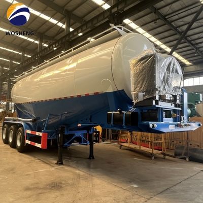 V Tipo 3 Ejes 45-60cbm Cementero a granel Cisterna semirremolque para el transporte de gran capacidad