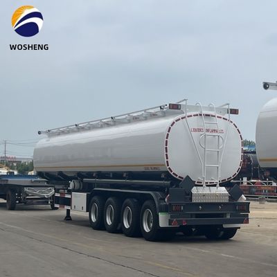 Carga útil máxima 60Ton 3 Eje 42 45 50 CBM transportador de polvo de cemento a granel Cisterna de semirremolque