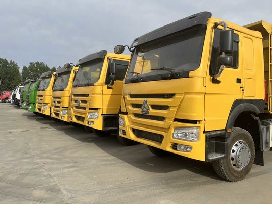 Sinotruck Howo 3/4 ejes 6x4 4x2 8X4 371HP 375HP camión de descarga de cilindros hidráulicos