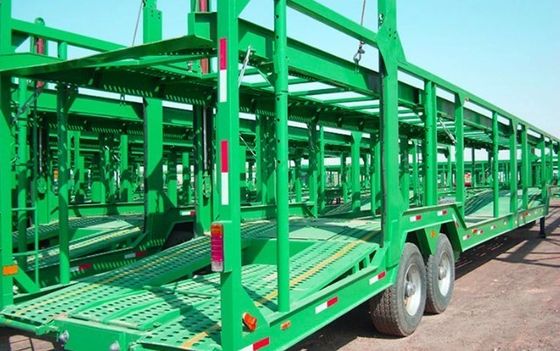 4pcs neumático de dos pisos remolque de coche Dolly remolque para el transporte de automóviles en el mercado ruso