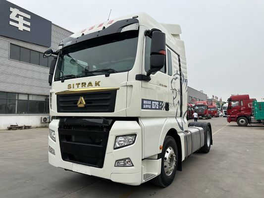 SITRAK G7 de segunda mano de 480 hp caja de cambios AMT 6x4 tipo freno de disco cabeza de camión remolque de tractor