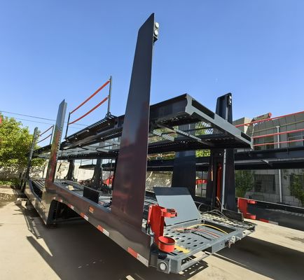 WS Acero por tierra cerrado transportador de automóviles Semi remolque perfecto para el transporte de automóviles en Dubai