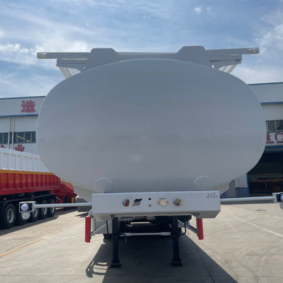 Carga útil máxima 60000 kg 3 ejes Cisterna Semirremolque para el transporte de aceite de combustión en la parte inferior