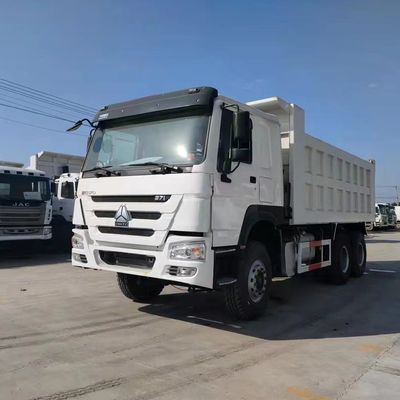 10-15T Peso bruto del vehículo Sinotruk de segunda mano Haowo Dump Truck 375 caballos de fuerza