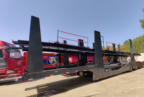 WS Shandong 8 remolque de transporte de automóviles remolque de carga personalizado con tren de aterrizaje opcional