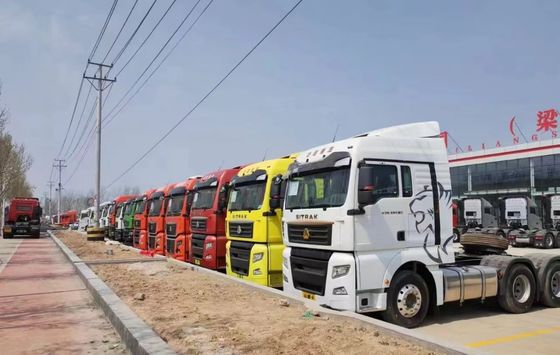 31-40T Capacidad de carga Transmisión manual Utilizado 6X4 Tractor-Camión para el transporte de mercancías