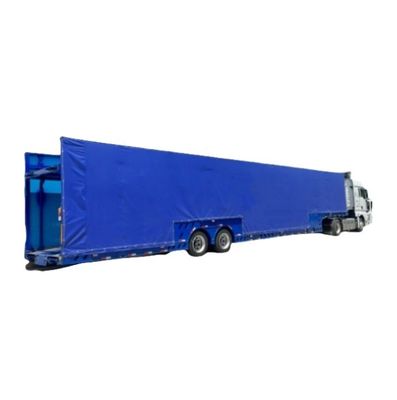 WS 2 Ejes de carga con remolque de 6 carros con tamaño y suspensión 16690x2700x3000mm