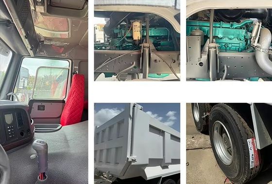 Ventas garantizadas de segunda mano 6*4 8*4 HOWO camión de descarga usado para construcción de transporte