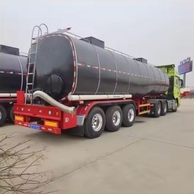 Bajo 3 Ejes Transporte de Asfalto Bitúmen Cisterna Semirremolque con remolque de camión con calefacción