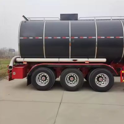 Bajo 3 Ejes Transporte de Asfalto Bitúmen Cisterna Semirremolque con remolque de camión con calefacción